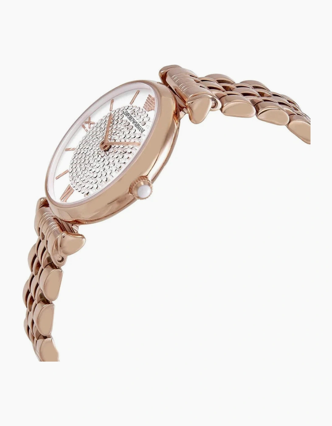 Emporio Armani AR11244 Rose Gold Glitz Ladies Watch