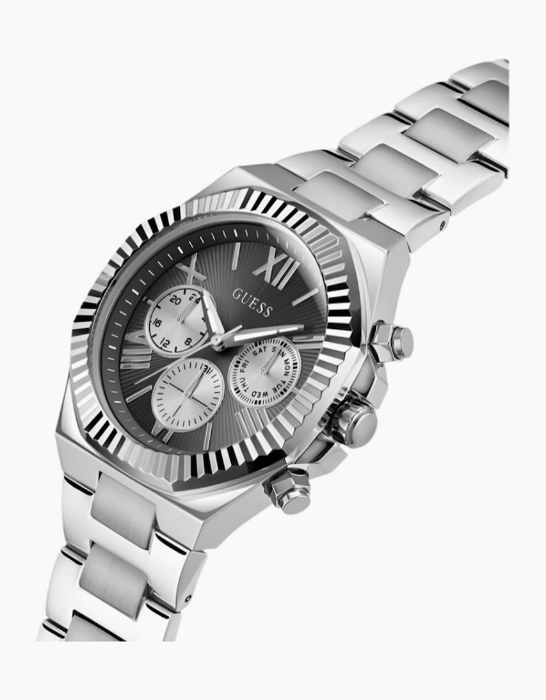 Guess Equity Silver Men's Watch GW0703G1