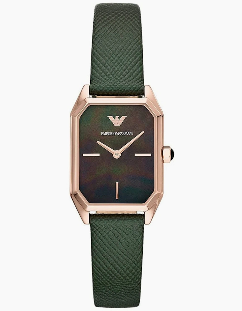 Emporio Armani Ladies Gioia Green Watch AR11149