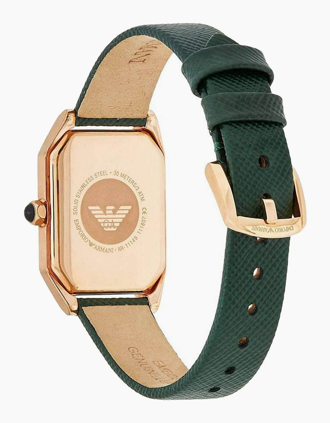 Emporio Armani Ladies Gioia Green Watch AR11149