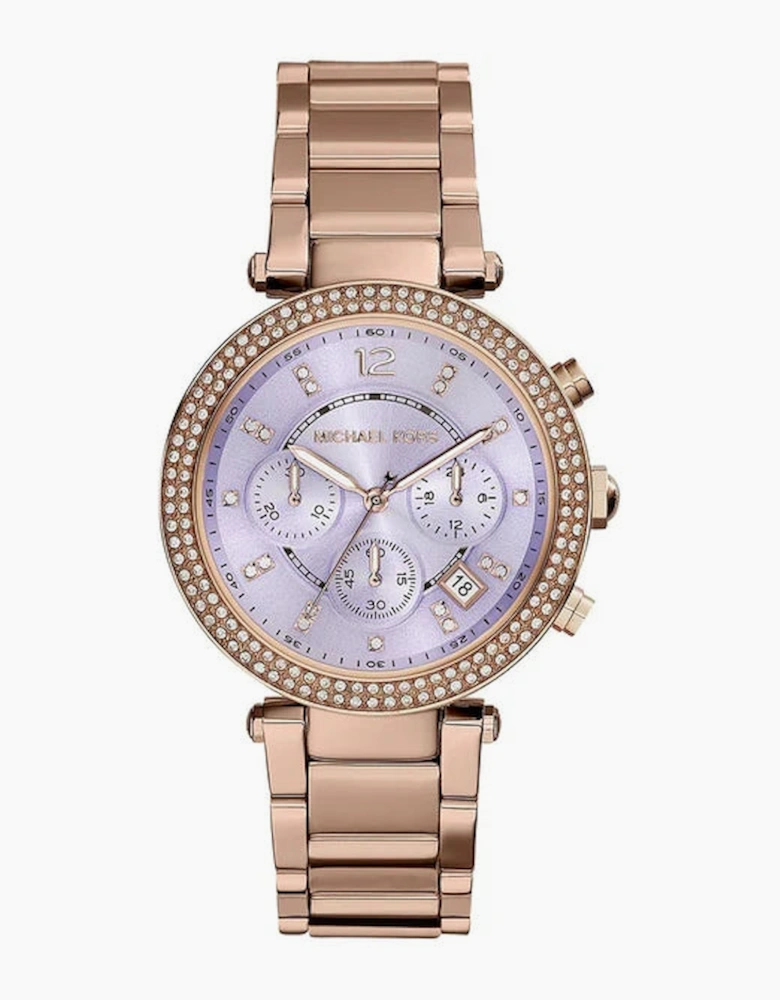 Michael Kors Parker Ladies Rose Gold Watch MK6169