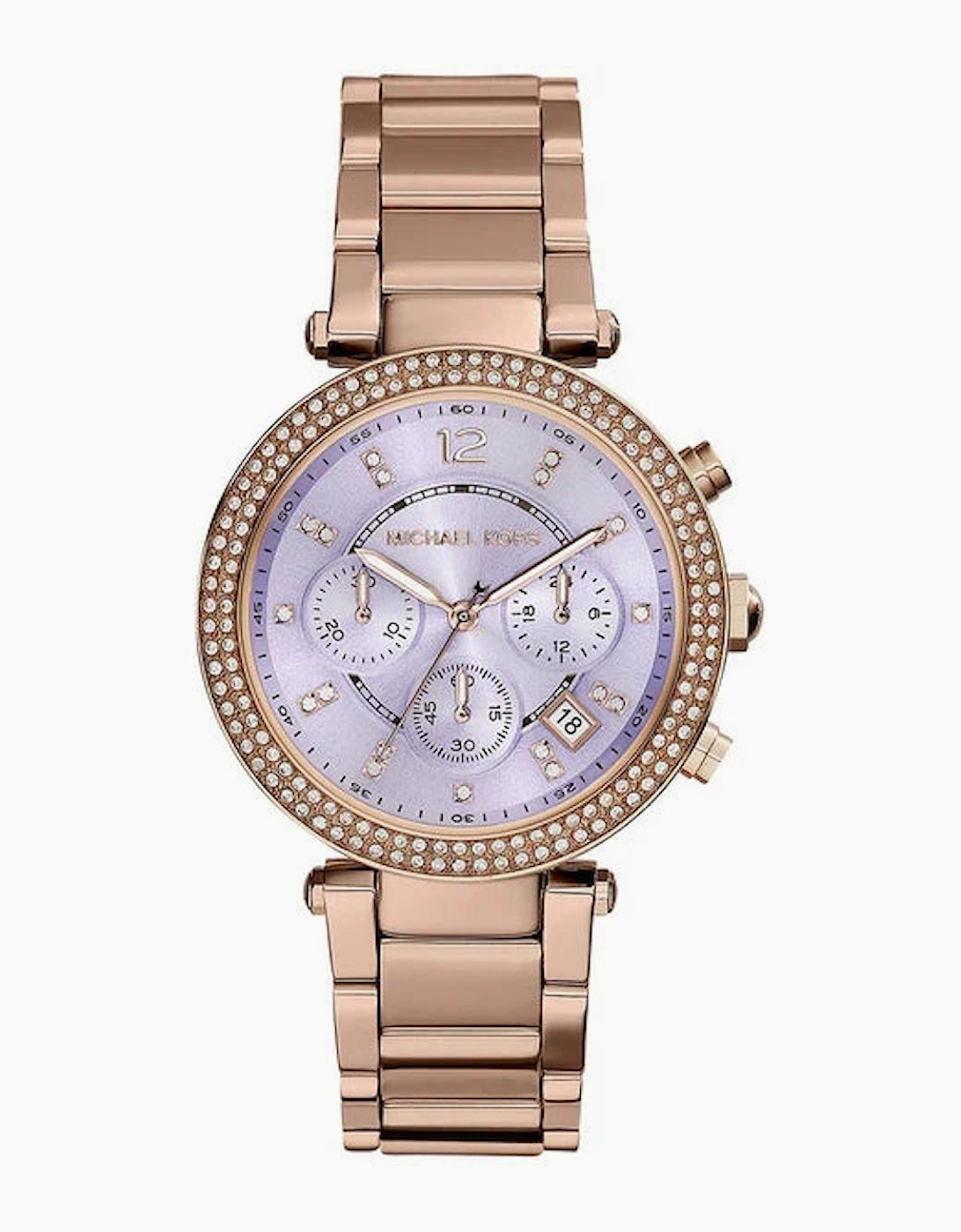 Women's Michael Kors Parker Ladies Rose Gold Watch MK6169 - Silver