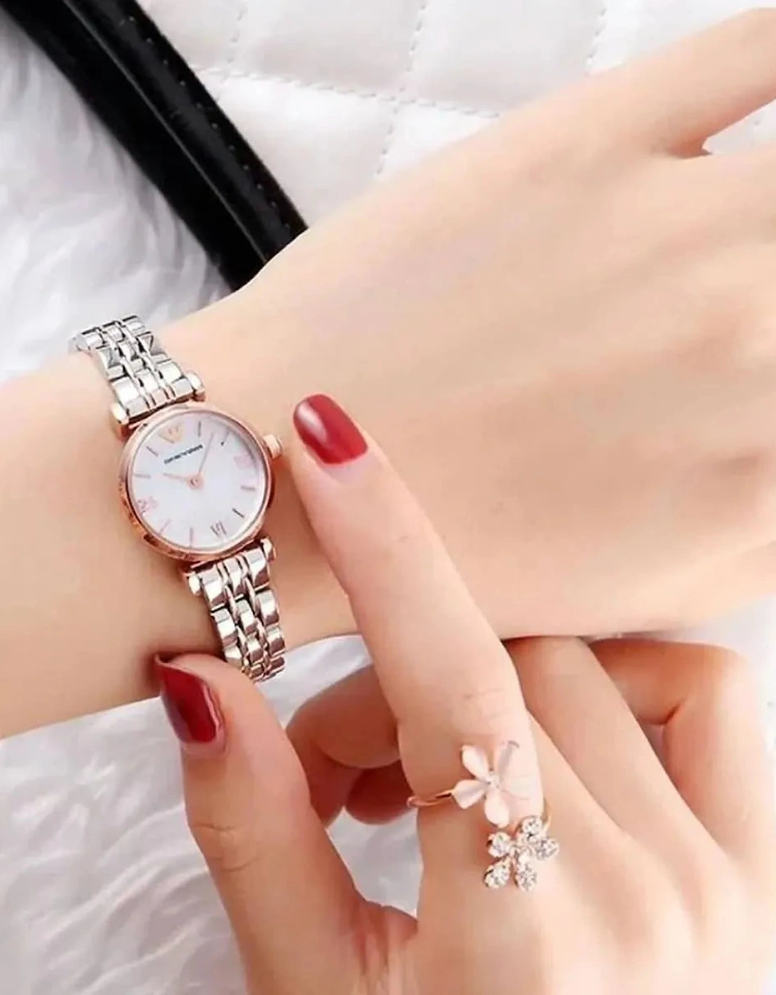 Emporio Armani AR1764 Rose Gold Ladies Watch