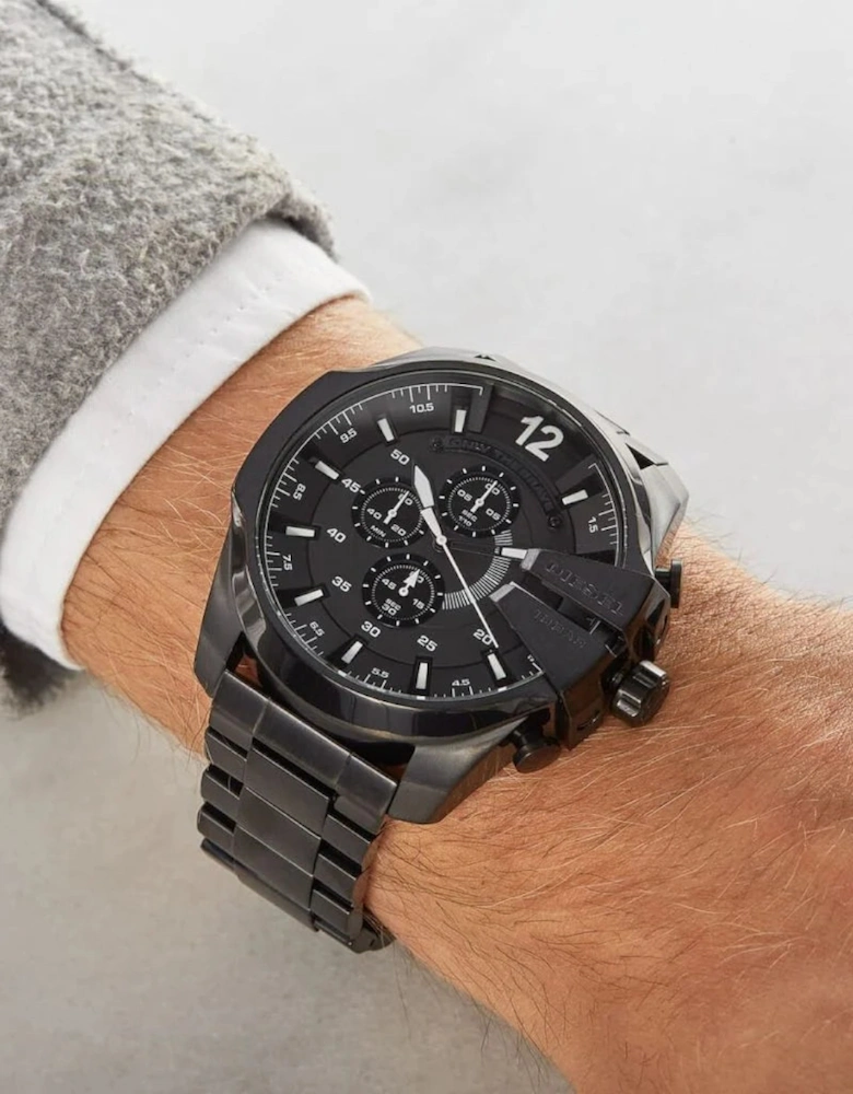Diesel Men's Mega Chief Black Watch DZ4283
