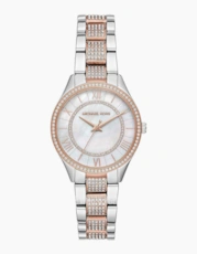 Two-Tone Silver Rose Gold-Tone