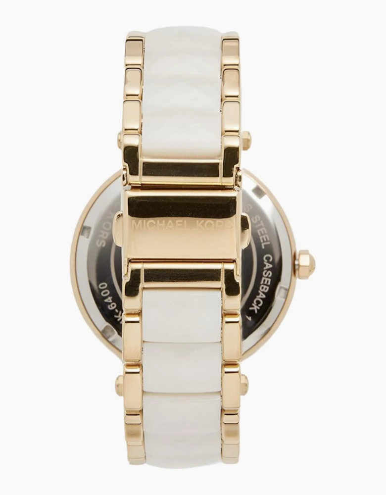 Michael Kors MK6400 Parker Gold Tone Ladies   Watch
