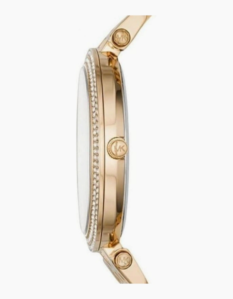 Michael Kors MK6400 Parker Gold Tone Ladies   Watch