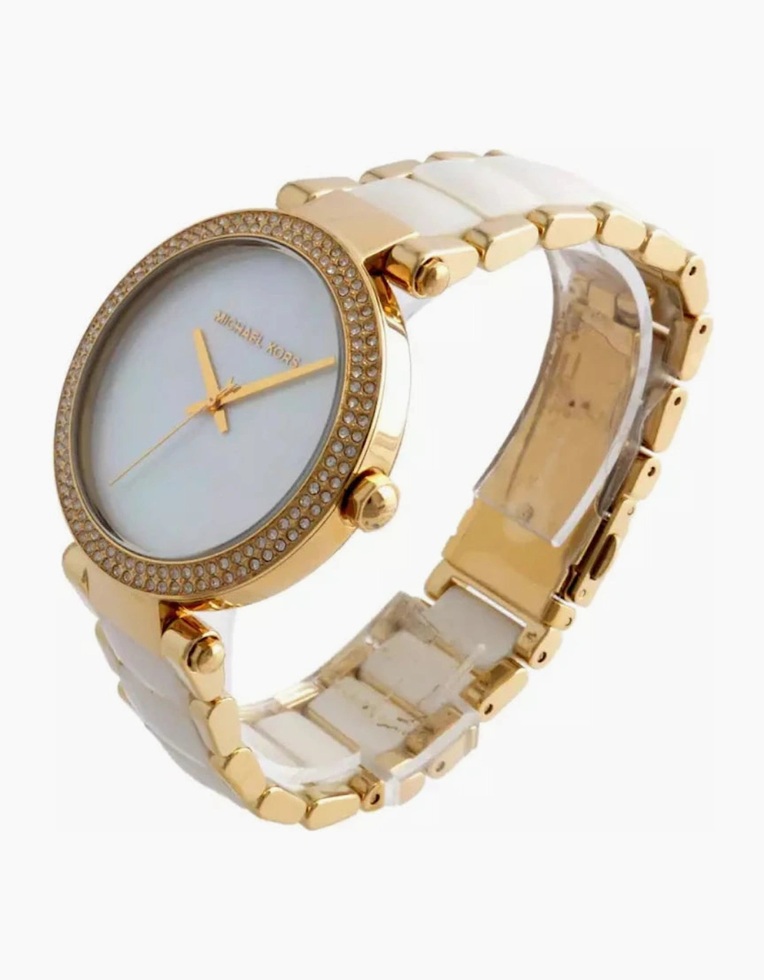 Michael Kors MK6400 Parker Gold Tone Ladies   Watch