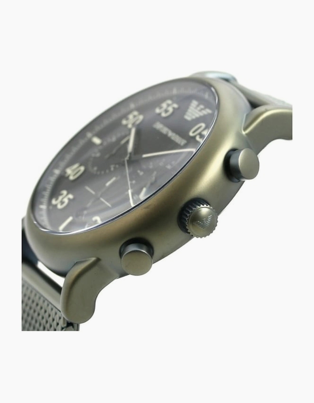 Emporio Armani AR11115 Sport Khaki Green Mesh Men's Watch