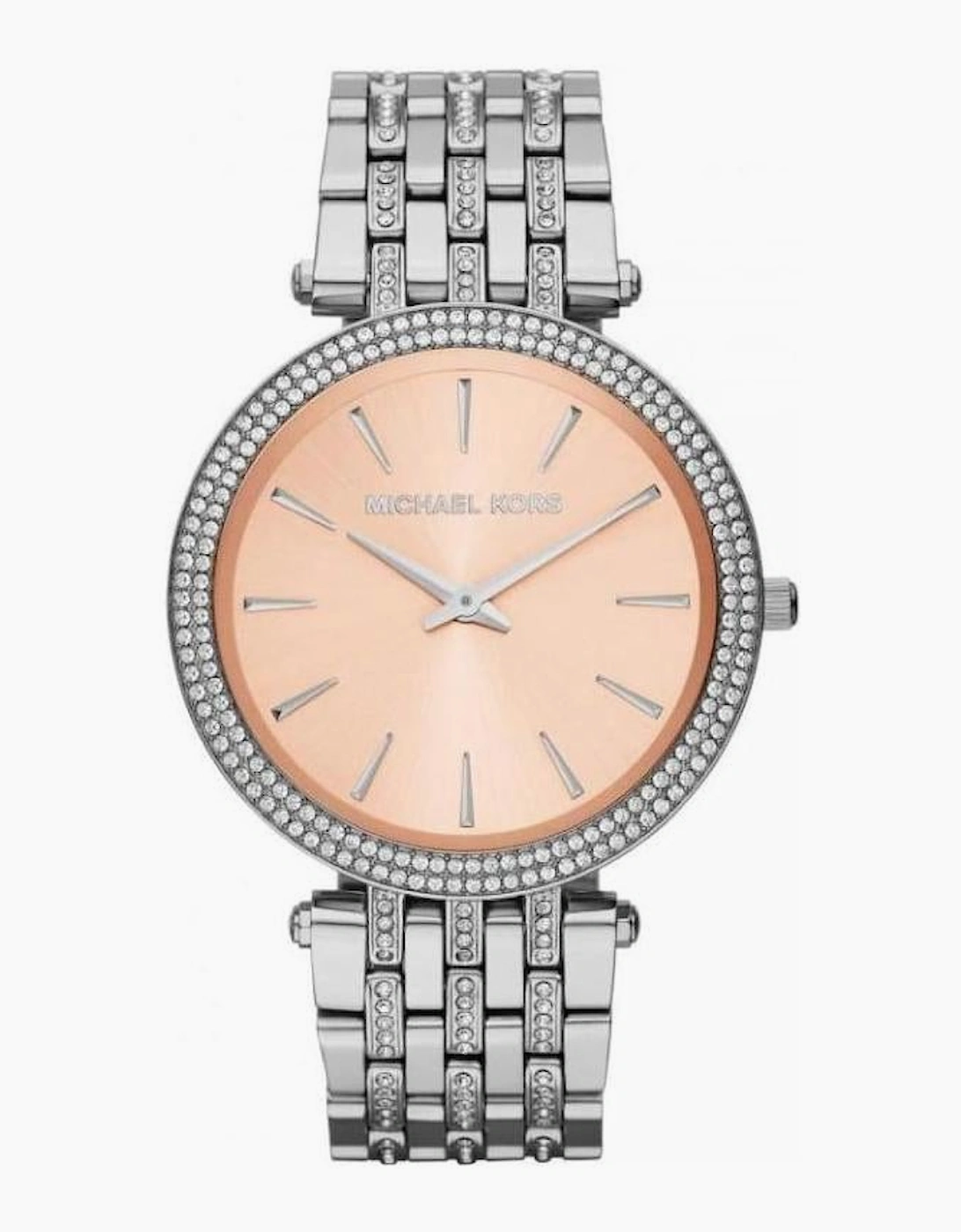 Michael Kors MK3218 Darci Rose & Silver Glitz Ladies Watch
