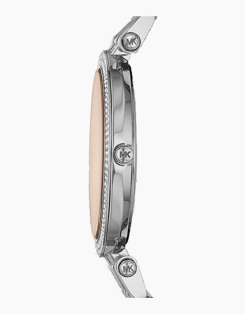 Michael Kors MK3218 Darci Rose & Silver Glitz Ladies Watch