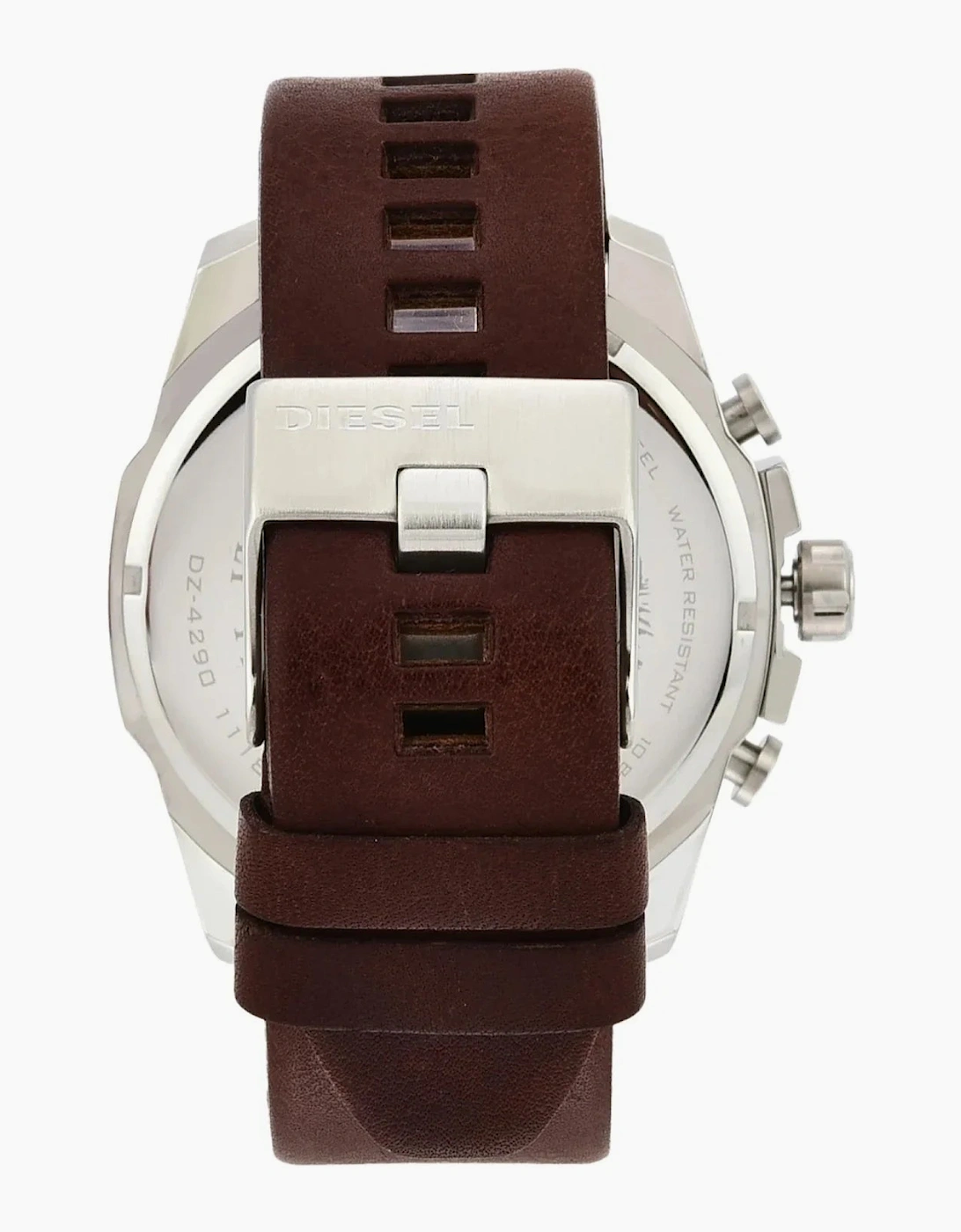 Diesel DZ4290 Mega Chief Brown Leather Chronograph Men's Watch