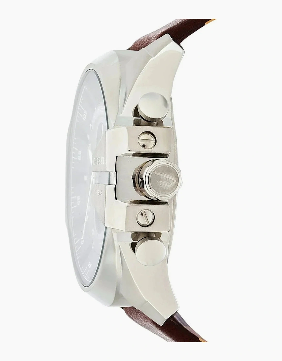 Diesel DZ4290 Mega Chief Brown Leather Chronograph Men's Watch