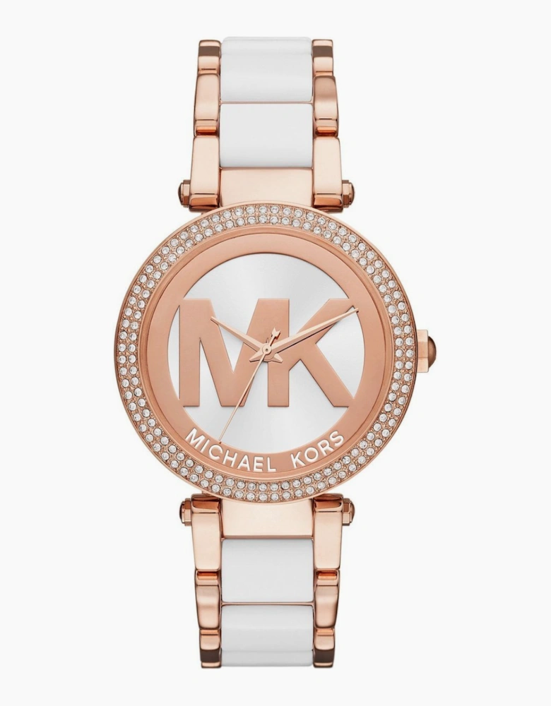 Michael Kors Ladies Parker Rose Gold Watch MK6365