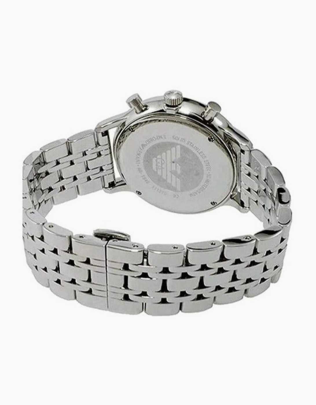 Emporio Armani AR80013 Blue Dial Silver Chronograph Men's Watch