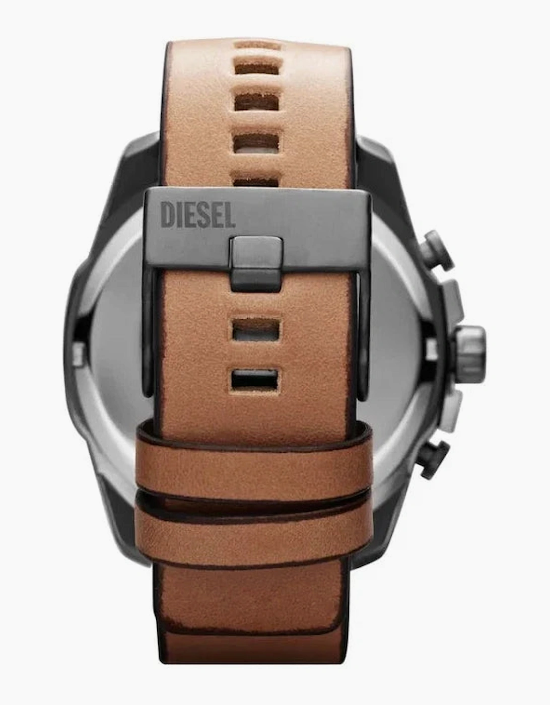 Diesel DZ4280 Mega Chief Chronograph Brown Leather Men's Watch