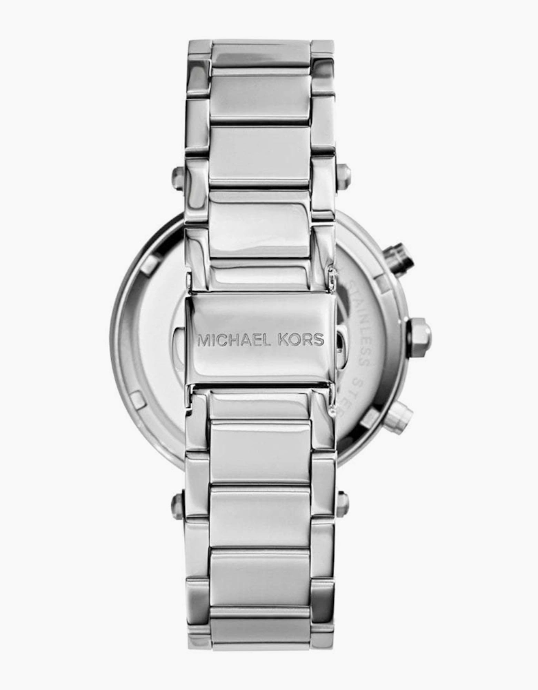 Michael Kors MK5353 Parker Silver Chronograph Ladies Watch