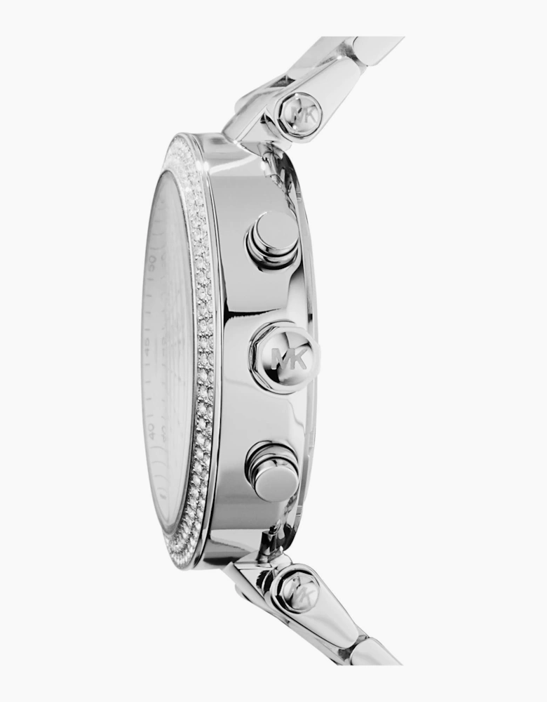 Michael Kors MK5353 Parker Silver Chronograph Ladies Watch