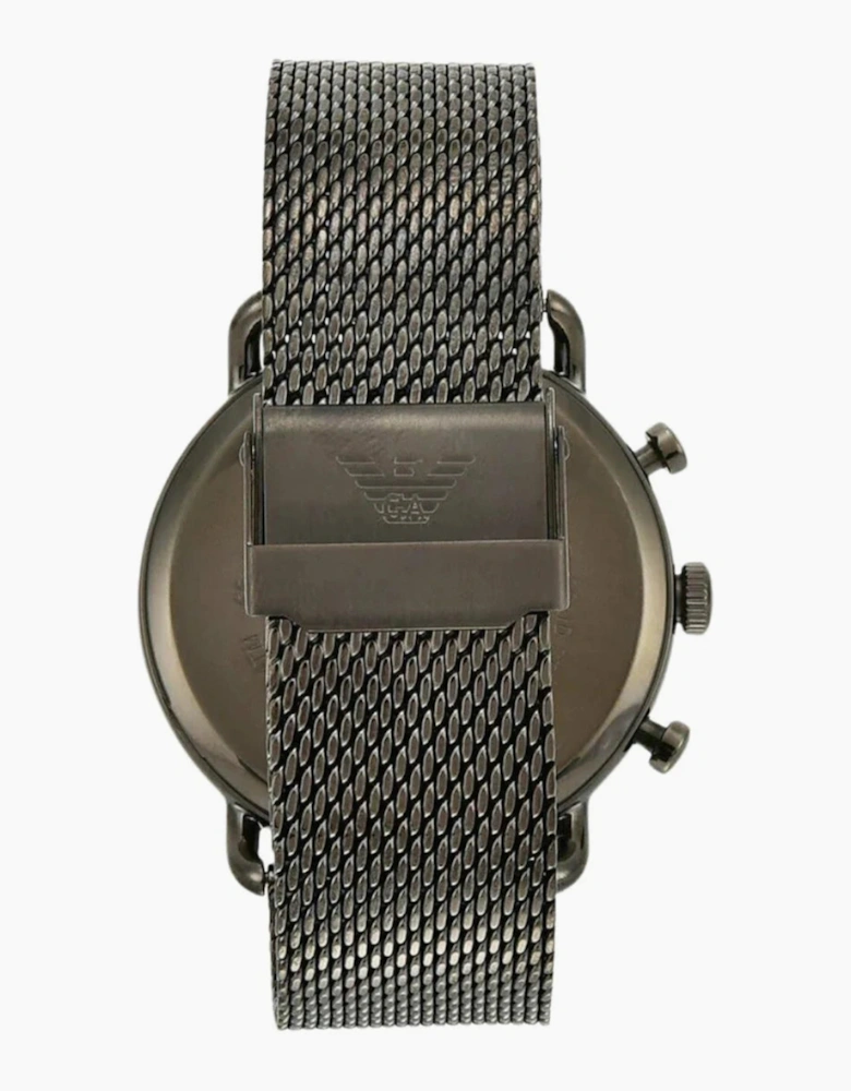 Emporio Armani AR11141 Gunmetal Gray Mesh Chronograph Men's Watch