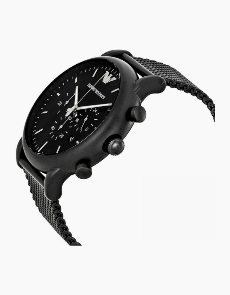 Emporio Armani  AR1968 Black Mesh Chronograph  Men's Watch
