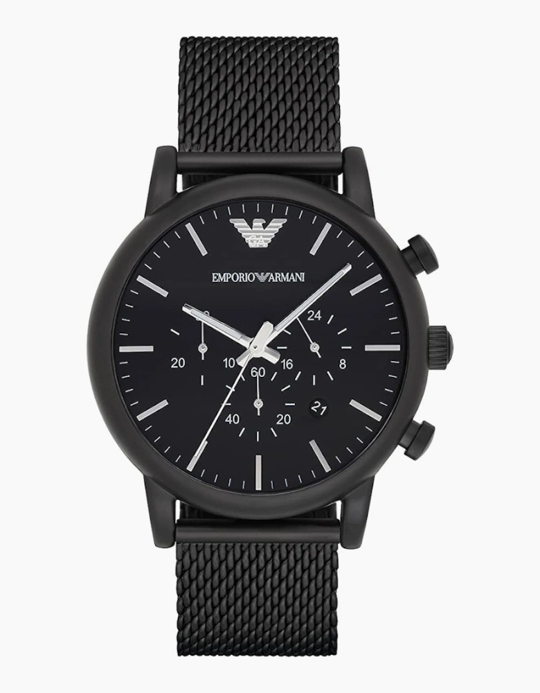 Emporio Armani  AR1968 Black Mesh Chronograph  Men's Watch