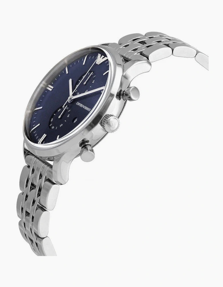 Emporio Armani AR1648 Silver Chronograph  Men's Watch