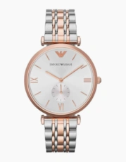 Two-Tone Silver / Rose Gold