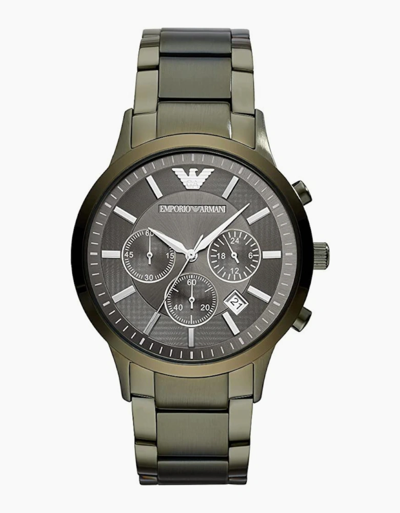 Emporio Armani AR11117 Renato Khaki Green Chronograph Men's Watch