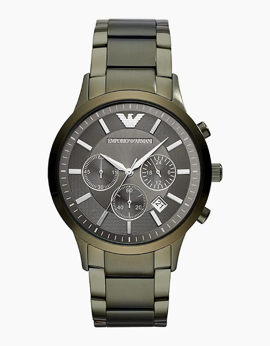 Emporio Armani AR11117 Renato Khaki Green Chronograph Men's Watch