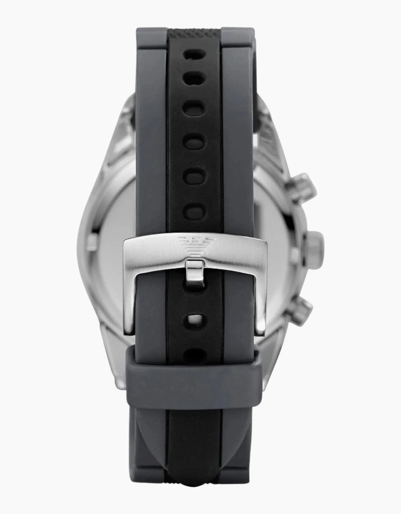 Emporio Armani  AR5866 Black Silicone Chronograph Men's Watch
