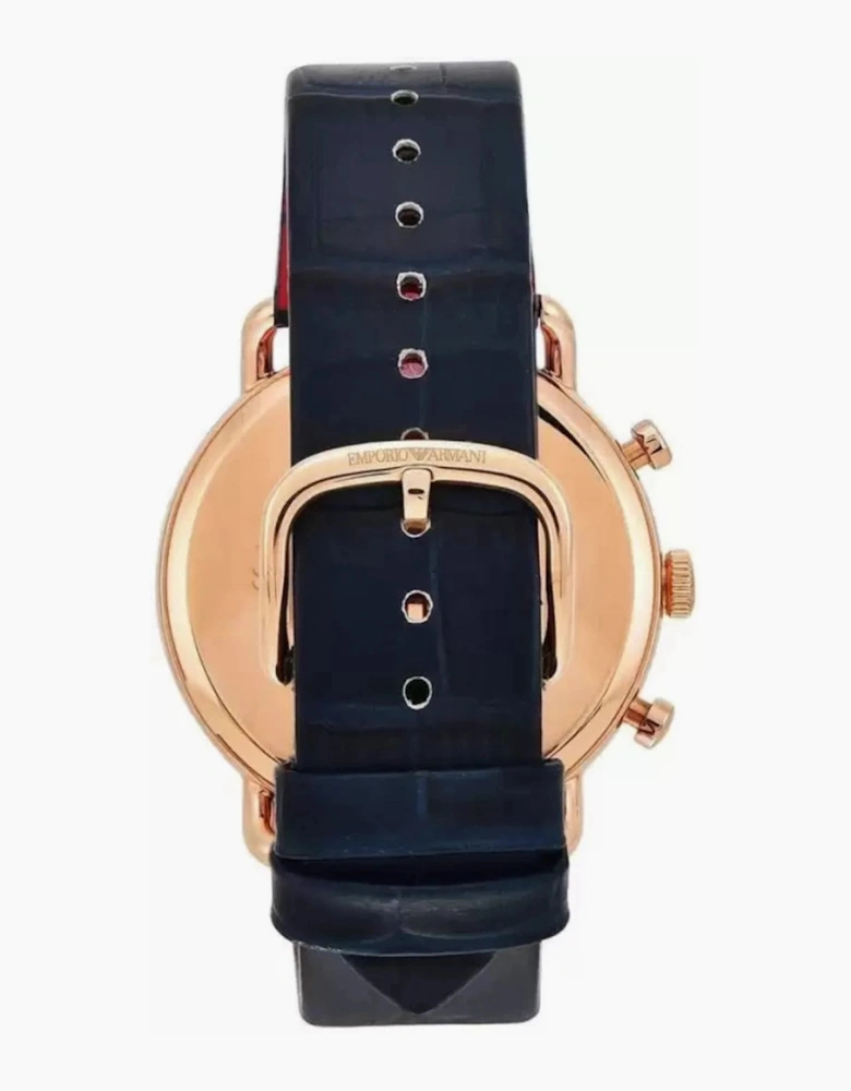 Emporio Armani AR11123 Blue Leather Chronograph Men's Watch