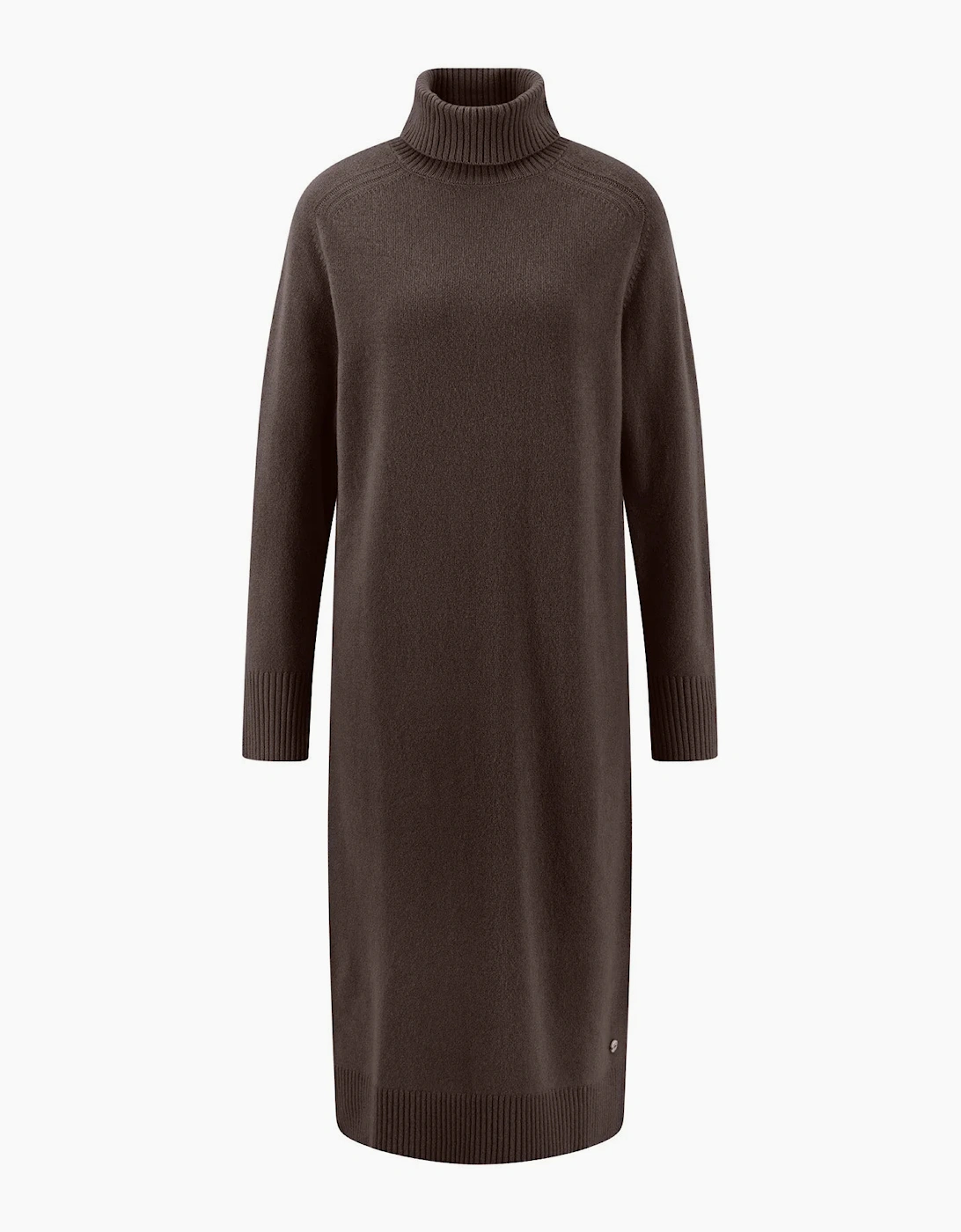 Fynch Hatton Women's Merino wool jumper dress in Espresso - Brown - Size: 10/8