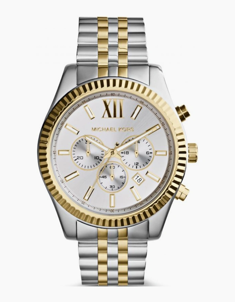 Michael Kors Men's Lexington Silver Watch MK8344