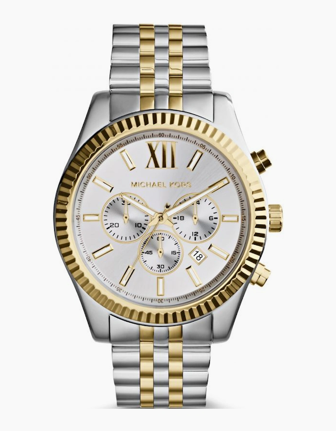 Michael Kors Men's Lexington Silver Watch MK8344