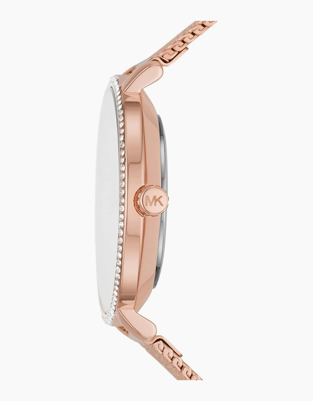 Michael Kors Ladies Rose Gold Mini Pyper Pav Watch MK4588