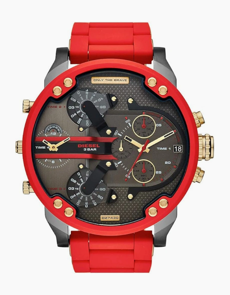 Diesel Men's Mr Daddy 2.0 Red Watch DZ7430