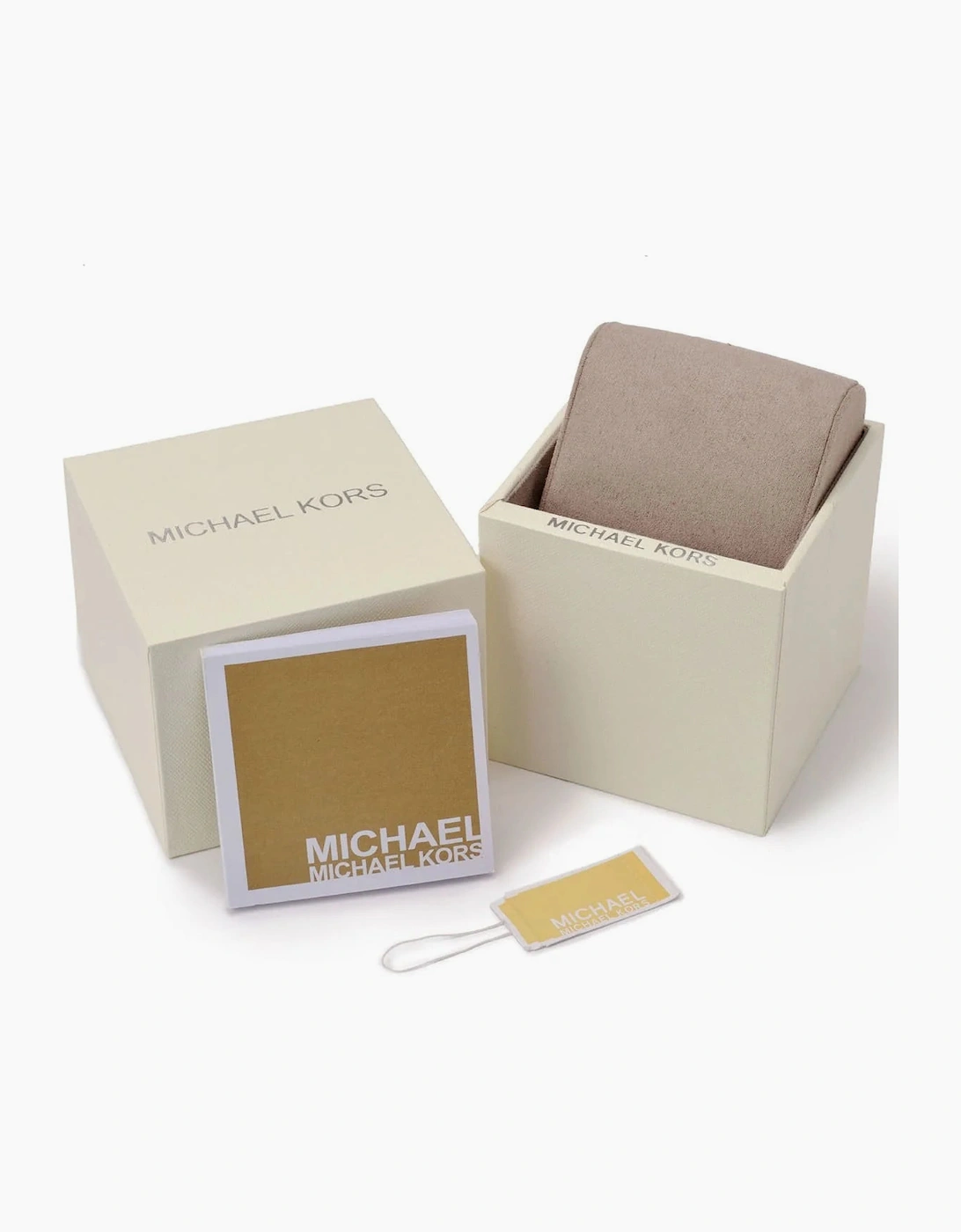 Michael Kors Ladies Rose Gold Mini Pyper Pav Watch MK4588