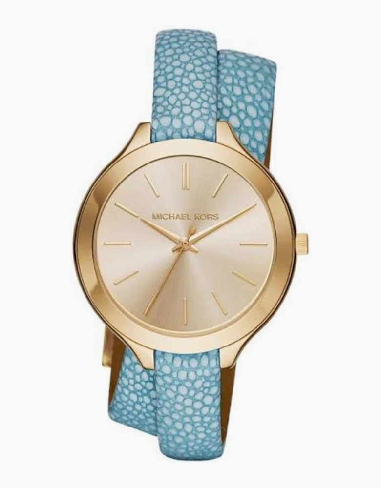 Michael Kors MK2478 Slim Runway Gold Ladies Watch