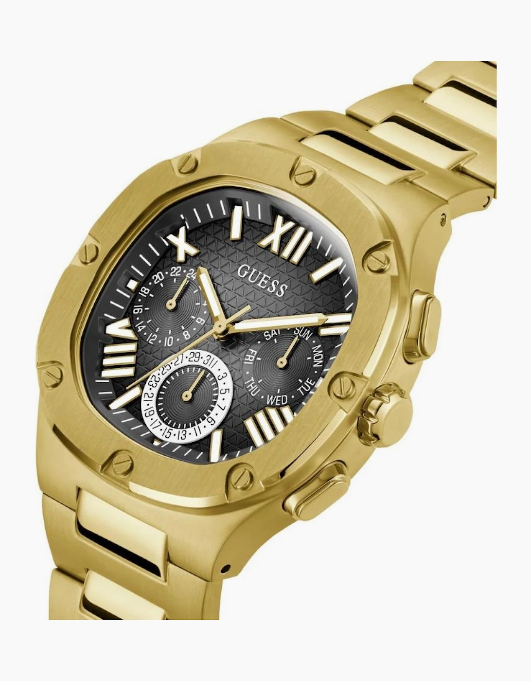 Guess Cosmo GW0572G2 Headline Gold Men's Watch