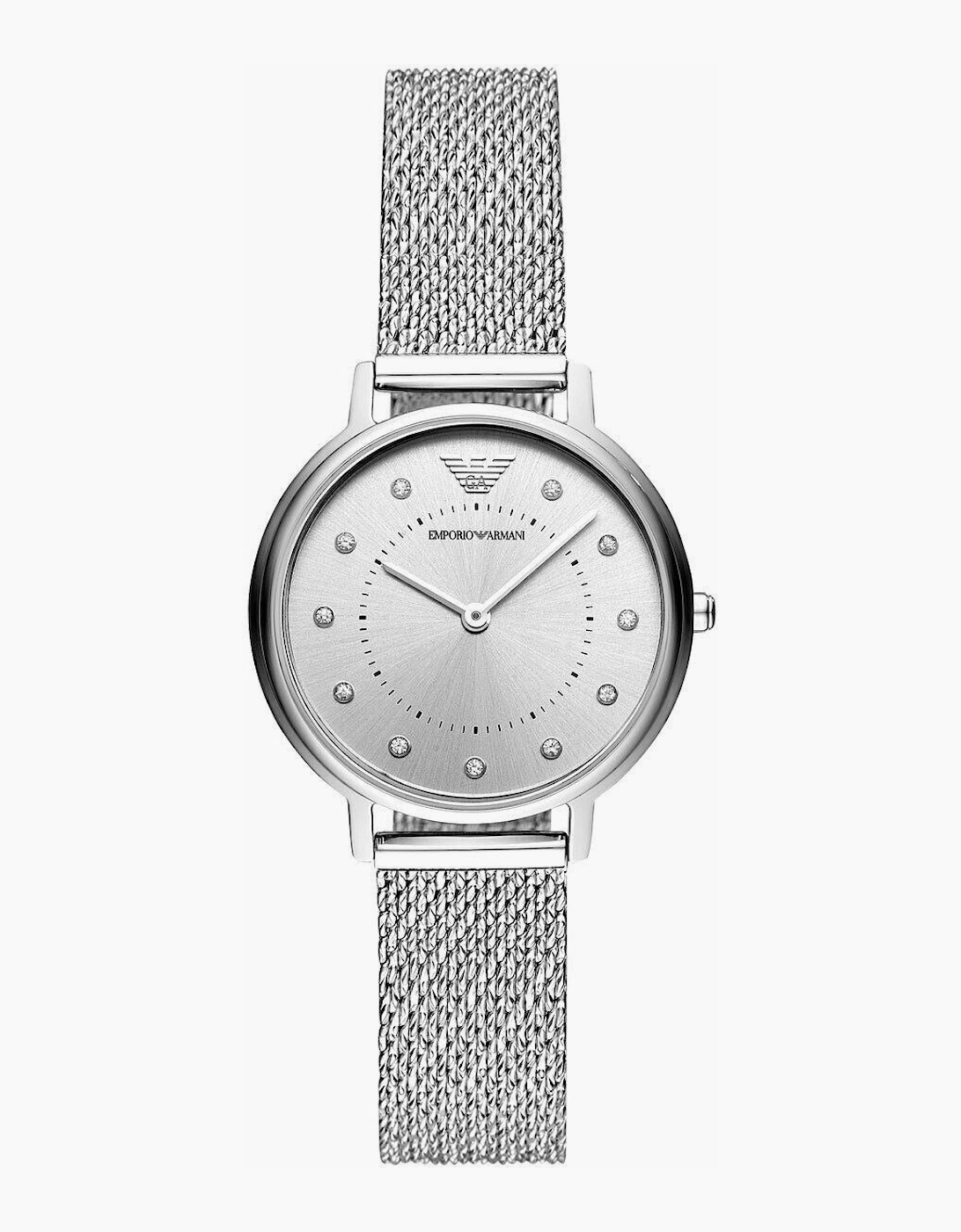 Emporio Armani AR11128 Silver Mesh Ladies Watch
