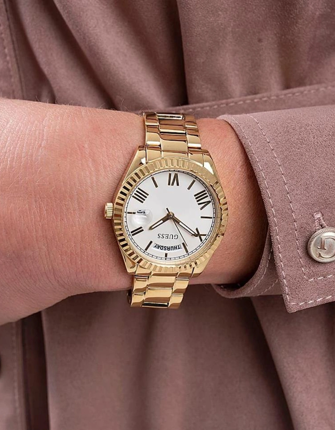 Guess Luna Gold Ladies Watch GW0308L2