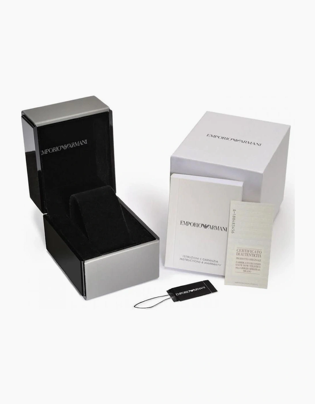 Emporio Armani AR1456 White Crystal Ceramic Ladies Watch