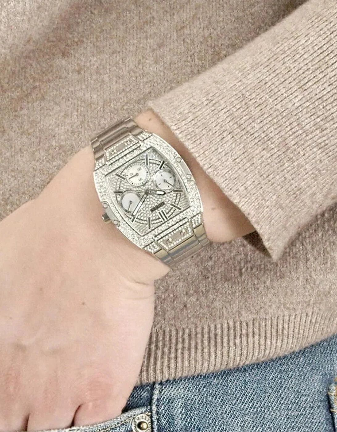 Guess Raven Silver Ladies Watch GW0104L1