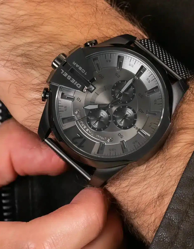 Diesel Men's  Mega Chief Black Watch DZ4527