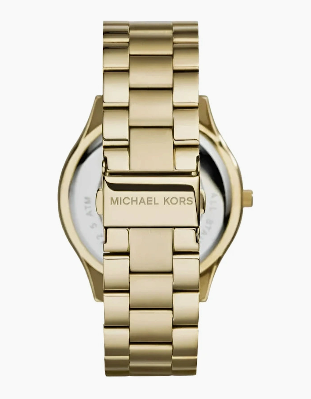 Michael Kors Ladies Slim Runway Gold Watch MK3435