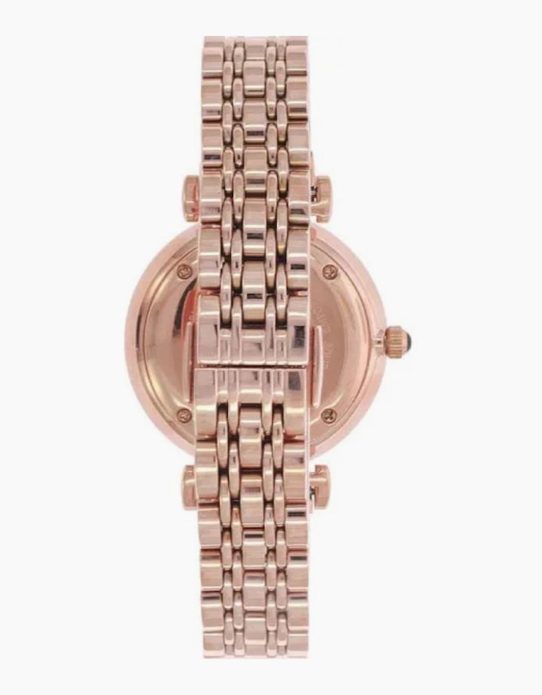 Emporio Armani Ladies T-Bar Gianni Rose Gold Watch AR11145