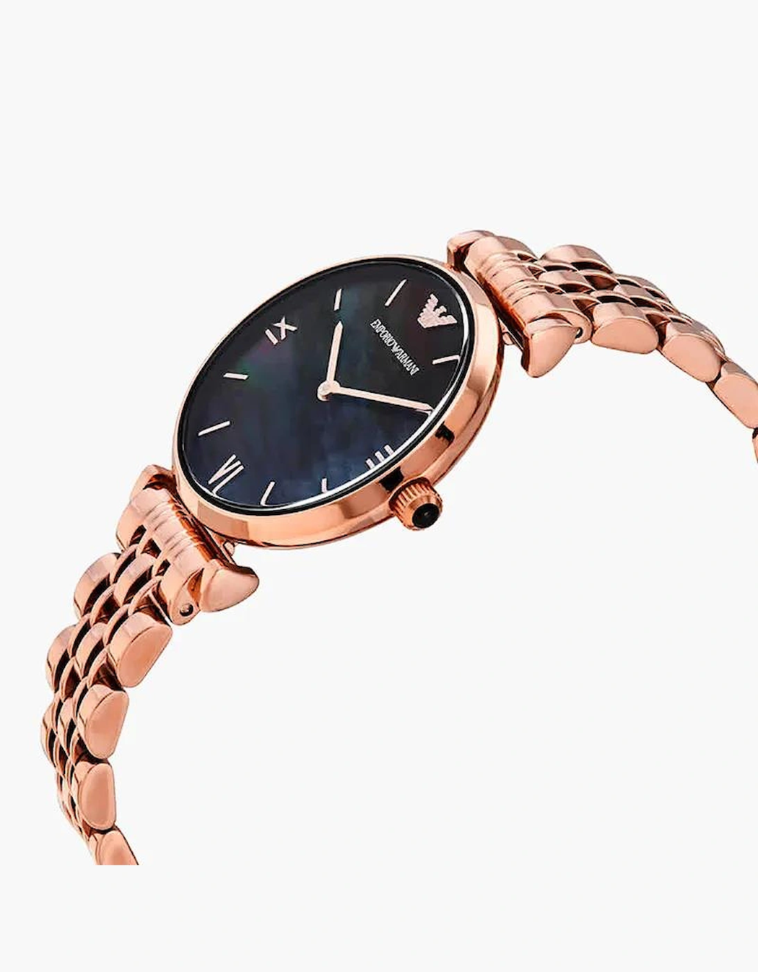 Emporio Armani Ladies T-Bar Gianni Rose Gold Watch AR11145