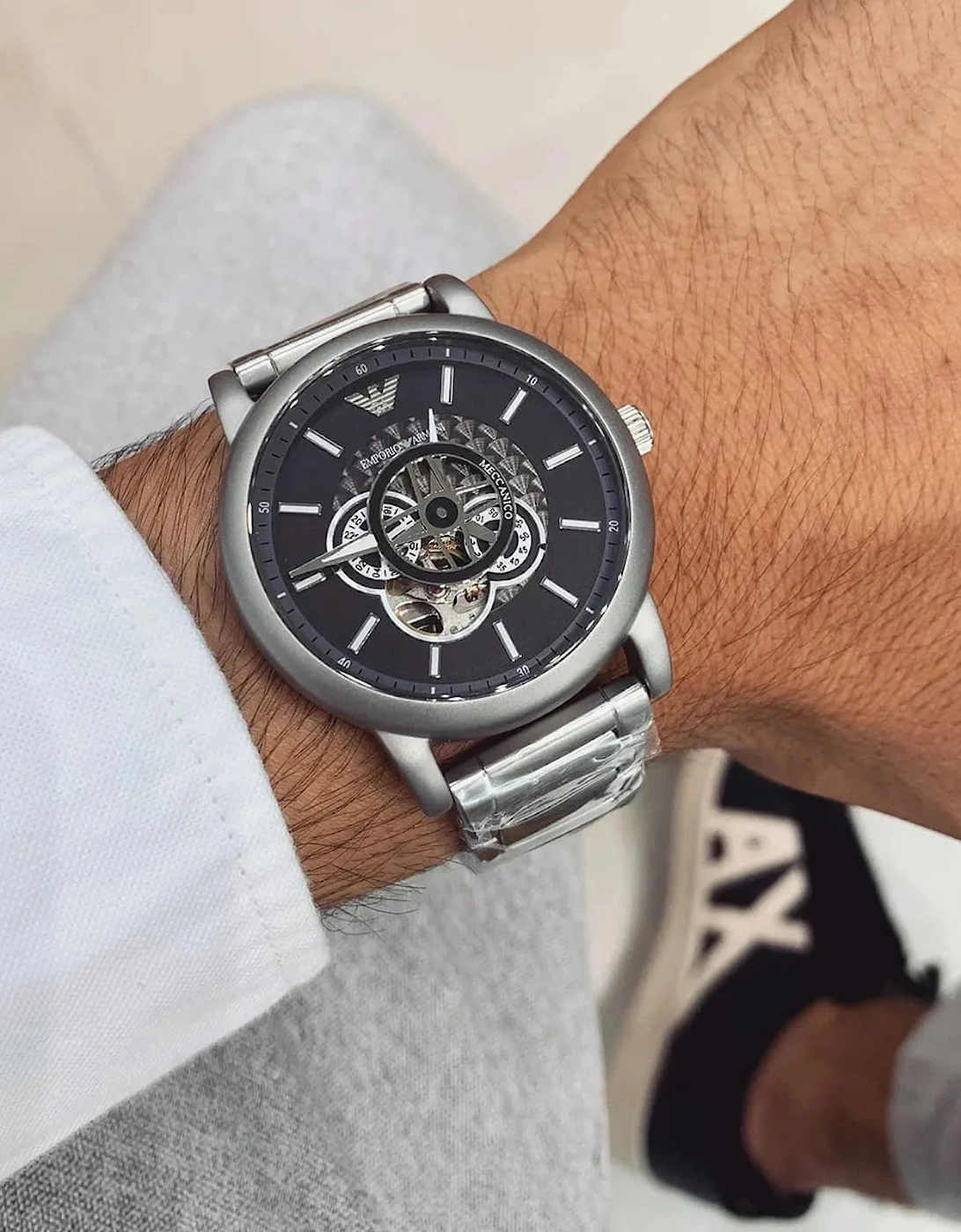 Emporio Armani AR60021 Luigi Black Men's Watch