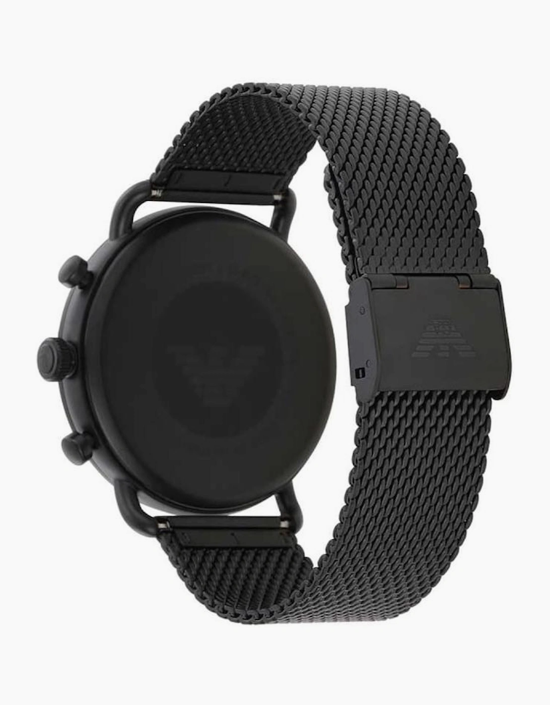 Emporio Armani  AR11201 Aviator Blue Dial Black Mesh Men's Watch
