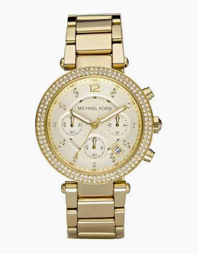 Michael Kors Parker Ladies Gold Watch MK5354
